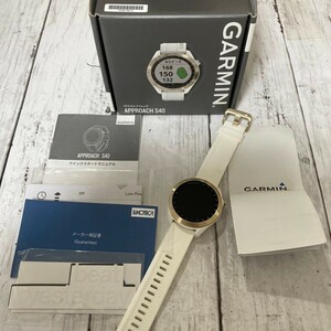 外観美品 人気 GARMIN ガーミン Approach アプローチ S40 GPS ゴルフナビ カラー