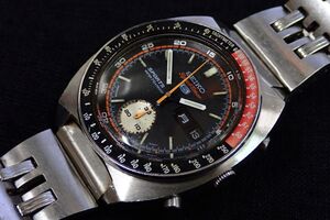 ▲腕時計170 SEIKO 5 speed-timer セイコー ファイブ スピードタイマー▲ジャンク品/自動巻き/6139-6031/消費税0円