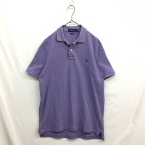 HZ9245★POLO RALPH LAUREN : CLASSIC FIT 鹿の子ポロシャツ★M★ラベンダー ポロラルフローレン