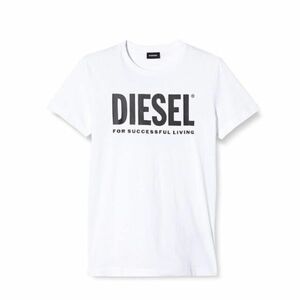 DIESEL Tシャツ XXL ロゴ　半袖　ホワイト ディーゼル