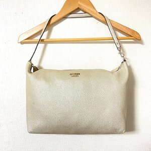 (^w^)b GUESS FEST.1981 ゲス ハンド トート バッグ 鞄 カバン BAG シンプル お洒落 エレガント フォーマル オフ パール ホワイト B0458AE