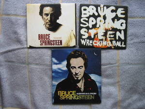 CD＋DVD ブルーススプリングスティーン3枚まとめて Working on a Dream＋MAGIC＋WRECKING BALL 輸入盤・中古品 bruce springsteen