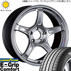 225/45R17 サマータイヤホイールセット オーリス etc (GOODYEAR EfficientGrip Comfort & SSR GTX03 5穴 114.3)