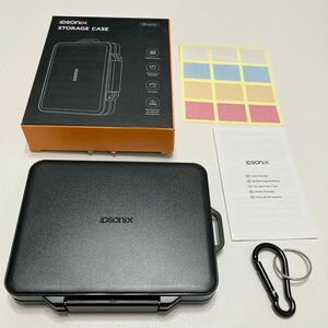 iDsonix 【大容量】SDカード メモリーカードケース プロテクターケース 防水 薄型デジタルストレージ 耐衝撃性 