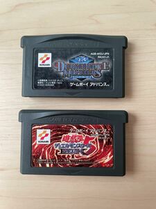 【GBA】遊戯王 ダンジョンダイスモンスターズ＋デュエルモンスターズ5エキスパート1／起動確認済 中古 ソフトのみ／ゲームボーイアドバンス