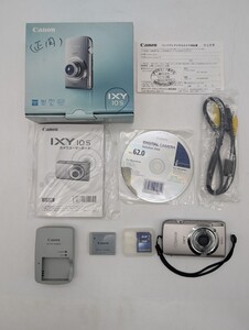 1円スタート 送料込み Canon キヤノン IXY 10S コンパクトデジタルカメラ シルバー SILVER 銀 IXY10S デジカメ PC1467