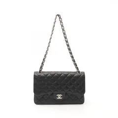 シャネル CHANEL ショルダーバッグ デカマトラッセ30 クラシック ラージ Wフラップ A58600 ブラック レザー デカマトラッセ チェーンショルダー レディース Used A