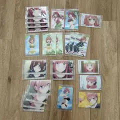 五等分の花嫁 ウエハース 一花 二乃 三玖 四葉 五月 セット まとめ売り