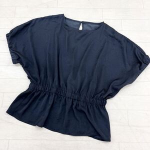 1453◎ B:MING by BEAMS ビーミング by ビームス トップス カットソー クルーネック 無地 カジュアル グレー レディースM