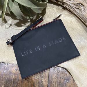 MAKE UP FOR EVER PROFESSIONAL PARIS ＊LIFE IS A STAGEメッセージポーチ＊ 小物入れ/メイクポーチ/ポーチ