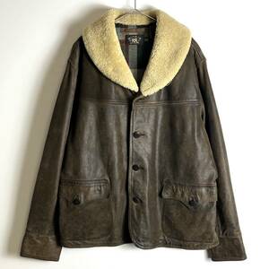 【希少】RRL SHEARING LEATHER JACKET シアリングレザー