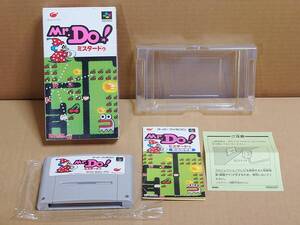 スーパーファミコンソフトMr. Do! / ミスタードゥ 箱・説明書付き/任天堂 / Nintendo /　SFC/ SUPER Famicom