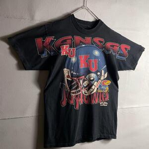 US 90s 80s Tee 半袖Tシャツ NFL フルプリント レア G420