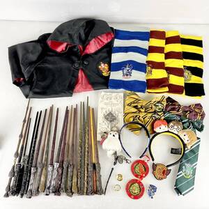 《現状品》Harry Potter/ハリーポッター/ローブ/ネクタイ/マフラー/杖他/グッズ/まとめ