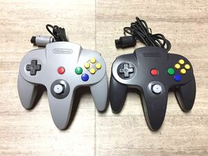 ☆動作良品即決☆ ニンテンドー64 コントローラー　2台セット　N64