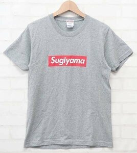 3T2824■クリックポスト対応商品■未使用品 Sugiyama boxlogo s■s Tee 杉山 スギヤマ ボックスロゴTシャツ