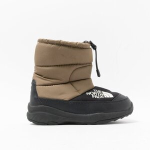 【1円スタート】 THE NORTH FACE ザ・ノース・フェイス Nuptse Bootie VII ヌプシ ブーティ ウィンターブーツ キッズ ジュニア 防寒 21cm