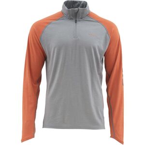 Simms Ultra-Wool Core 1/4-Zip Tops シムス ウールコア　ジップ　シャツ　Simms Orange US:S JP:M