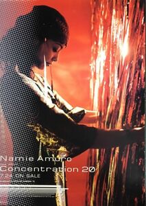 ☆安室奈美恵 B2 告知 ポスター 「Concentration 20」 店頭掲示品