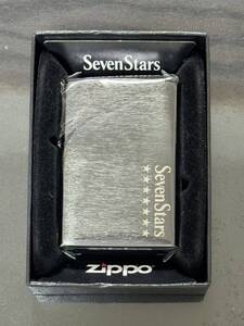 zippo Seven Stars BLACK 限定品 セブンスター ブラック 2016年製 七連星 デットストック ケース 保証書