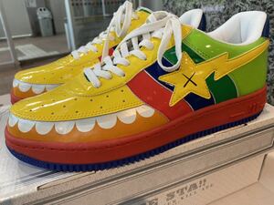 APE KAWS CHOMPERS BAPESTA RAINBOW 1 US12 新品