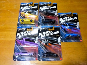 【HOTWHEELS】5台セット ワイルドスピード インパラ R33 GT-R Z33 パンテーラ ポルシェ 986G-HNR88 (ワイスピ Impala 350Z Pantera GT3)