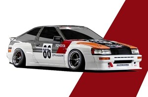 ZoomOn Z143 1/24 Pandem AE86 レビン TRD N2 パーツセット(アオシマ用)