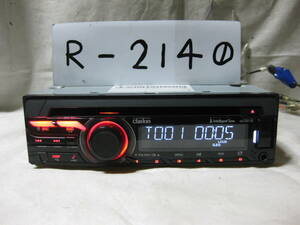 R-2140　Clarion　クラリオン　GCZ215 99000-79AN9 PA-2436　MP3 フロント USB AUX　1Dサイズ　補償付