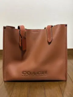 COACH テラコッタ ハンドバッグ