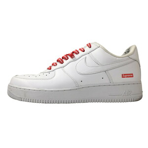 シュプリーム ナイキ Supreme NIKE AIR FORCE 1 LOW WHITE AF1 エアフォース ホワイト 23年製 CU9225-100 白 27.5cm US 9.5