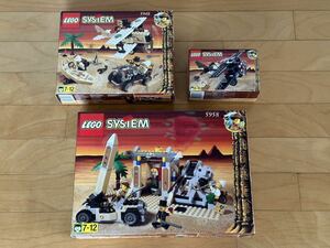 LEGO Adventures 5928 Bi-Wing Baron 5948 Desert Expedition 5958 Mummy