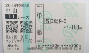 18年　スプリングS　エポカドーロ　現地