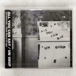 未開封 ALL YOU CAN EAT/UN OEUF/ZK ZIKS-015 CD □