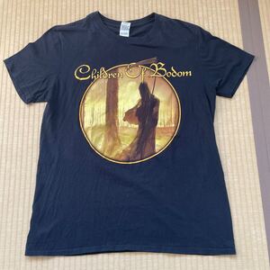 チルドレン オブ ボドム Tシャツ Children of Bodom バンドTシャツ I WORSHIP CHAOS 半袖Tシャツ デスメタル Tシャツ