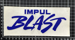 IMPUL BLAST (青色) ステッカー・ ビンテージ 当時物（本物）新品未使用品