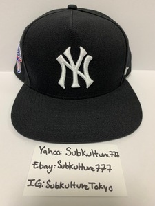 【新品】 Supreme　シュプリーム　Box Logo Snapback NY rare new キャップ ブラック　帽子　希少