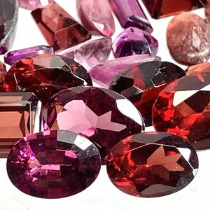 ≪天然ガーネットおまとめ 50.5ct≫s ルース 裸石 宝石 ジュエリー jewelry garnet 柘榴石②4W