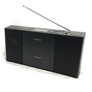 ＊【動作OK】SONY ZS-E30 パーソナル オーディオシステム CDラジオ CDプレーヤー ラジオ FM AM ブラック オーディオ機器 ソニー