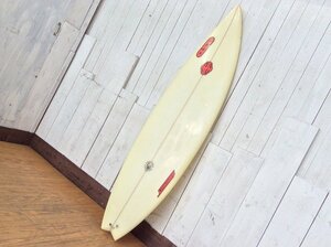 【サーフィンボード/サーフボード/ショートボード/US Blanks/USブランクス/gabosurf/BACKSIDE LOBSTER SHAPED BY/全長約180㎝/アメリカ製】