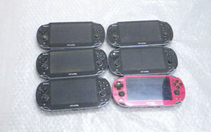 SONY PSVITA　PCH-1000　2台　+　PCH-1100　4台　計6台セット　通電可　現状ジャンク品