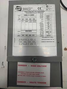 Hammond Power Solutions / HPS / 単相トランス / 120V/240V / 0.75kVA