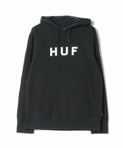 「HUF」 プルオーバーパーカー M ブラック メンズ