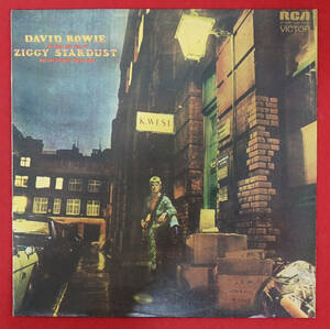 UK Original 初回 RCA SF 8287 The Rise and Fall of Ziggy Stardust / David Bowie MAT: 1E/2E 完品 NO MAINMAN