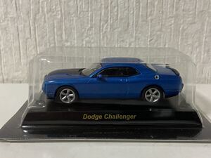 京商 1/64 ダッジ チャレンジャー ブルー KYOSHO Dodge Challenger