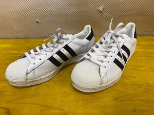 SUPERSTAR 27.0cm/adidas スーパースター アディダス スニーカー 白 ブラック　ホワイト タグ　ミント　メンズ 新品　長期保管品