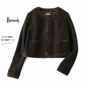 美品★Harrodsハロッズ7.5万★1size/7号★ジャケットE105