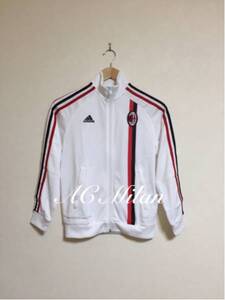 【美品】 adidas AC MILAN アディダス ACミラン ジャージ トラックトップ セリエA 長袖 白 サイズ150