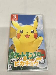 T6861 1円～　ニンテンドースイッチソフト　ポケットモンスター　LET