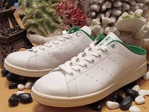 スタンスミス ミュール 2021年製 JP26.0cm FX5849 白×緑 生産終了 サンダル adidas stansmith mule ホワイト×グリーン クロッグ