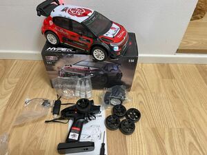 MJX Hyper Goブラシレス ドリフトカー 1/14 2.4G 4WD ジャイロ付 WRC CITRON C3 LED付き 動作確認済み KYOSHO タミヤ traxxas